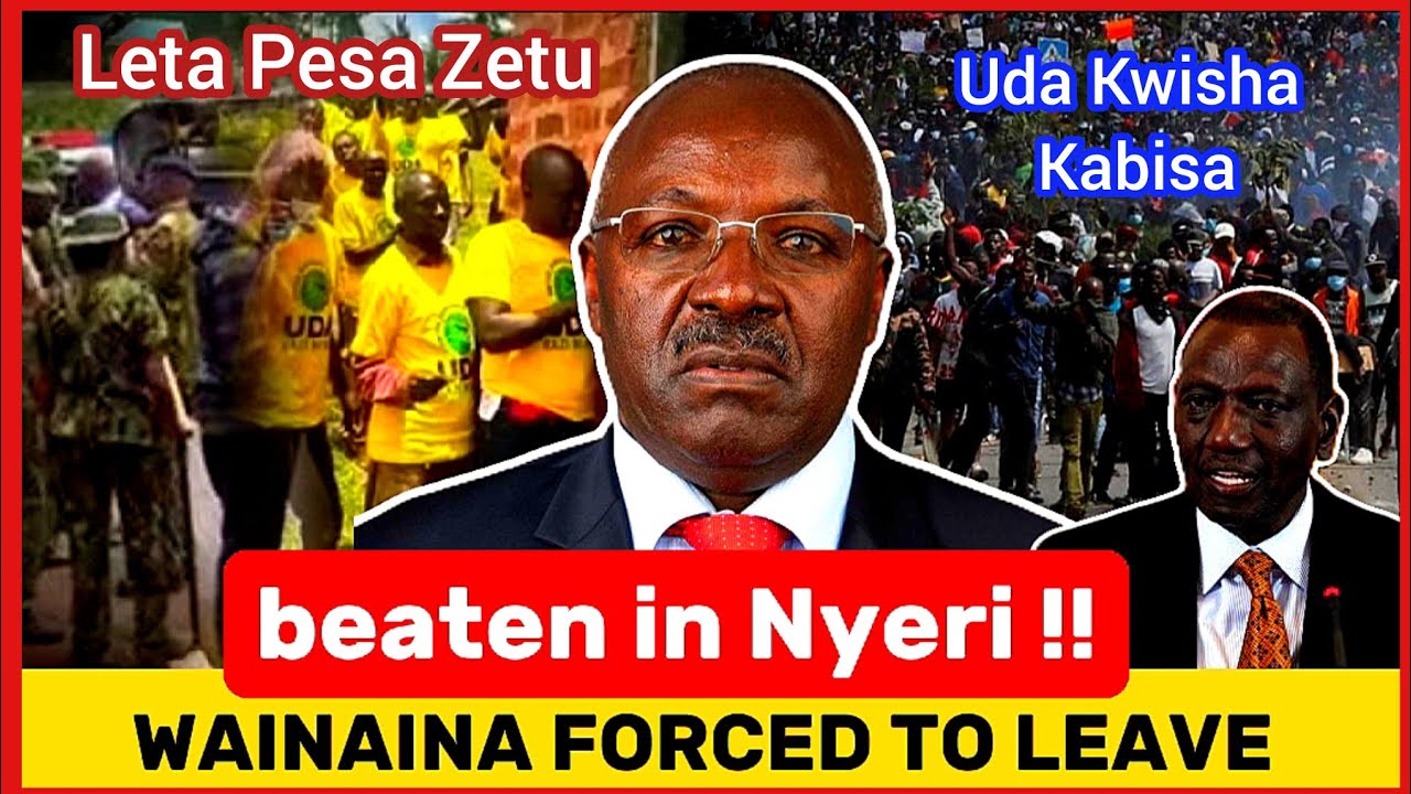 LETA PESA ZETU HARAKA!! RUTO'S MAN ALMOST KILLED IN OTHAYA AS RAPHAEL TUJU EXPLAINS WHAT'S GOING ON!