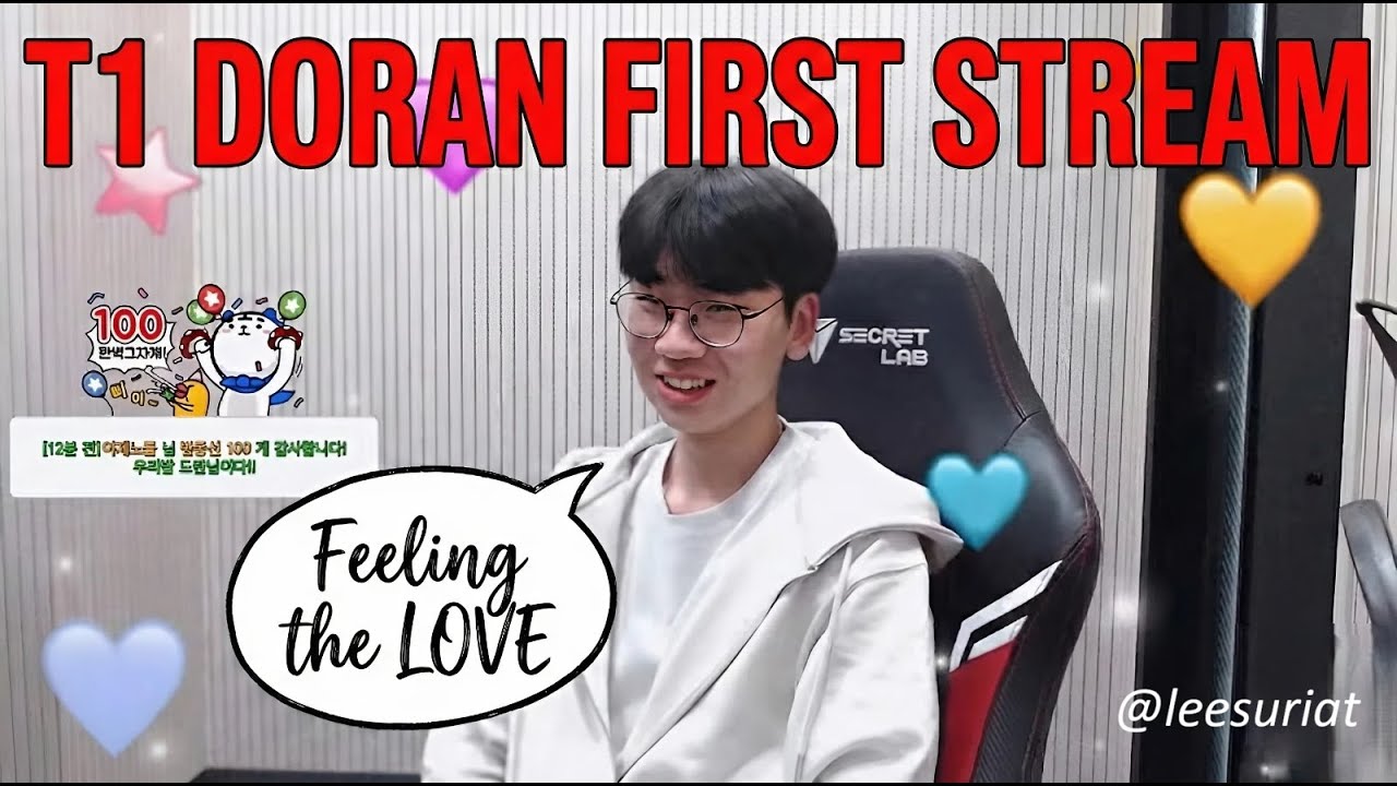 [VIETSUB] Doran chia sẻ về T1 và những mẩu chuyện cũ | 241121 First Stream T1 Doran