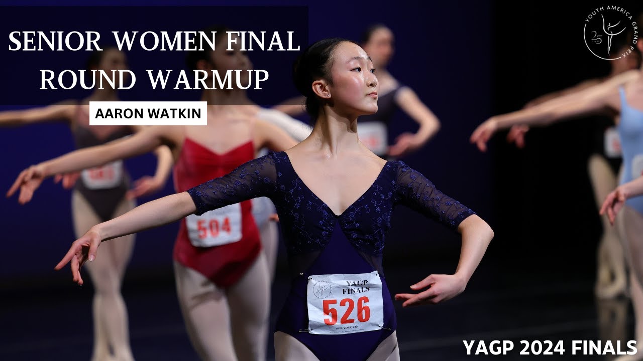 Senior Women Final Round Warm Up with Aaron Watkin ~ YAGP New York Finals