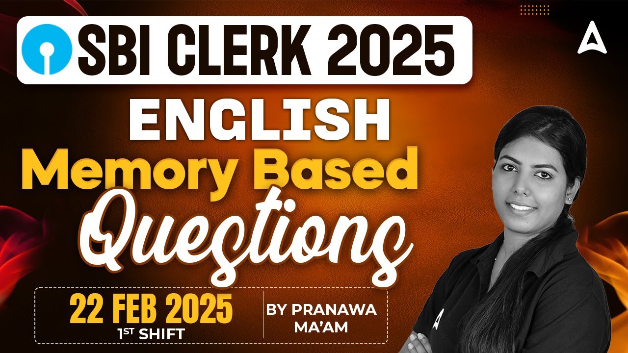 SBI Clerk English Memory Based Paper 2025 in Tamil | All Shifts | by Pranawa Ma'am