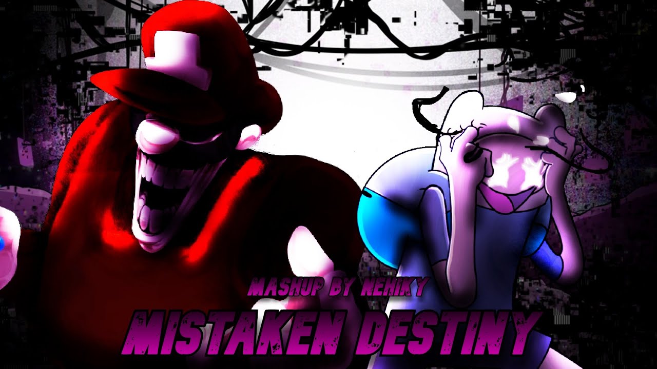 [FNF MASHUP] Mistaken Destiny (Powerdown v3 x Come Along With Me) MX Vs. Pibby Finn [By Nehiky💖]