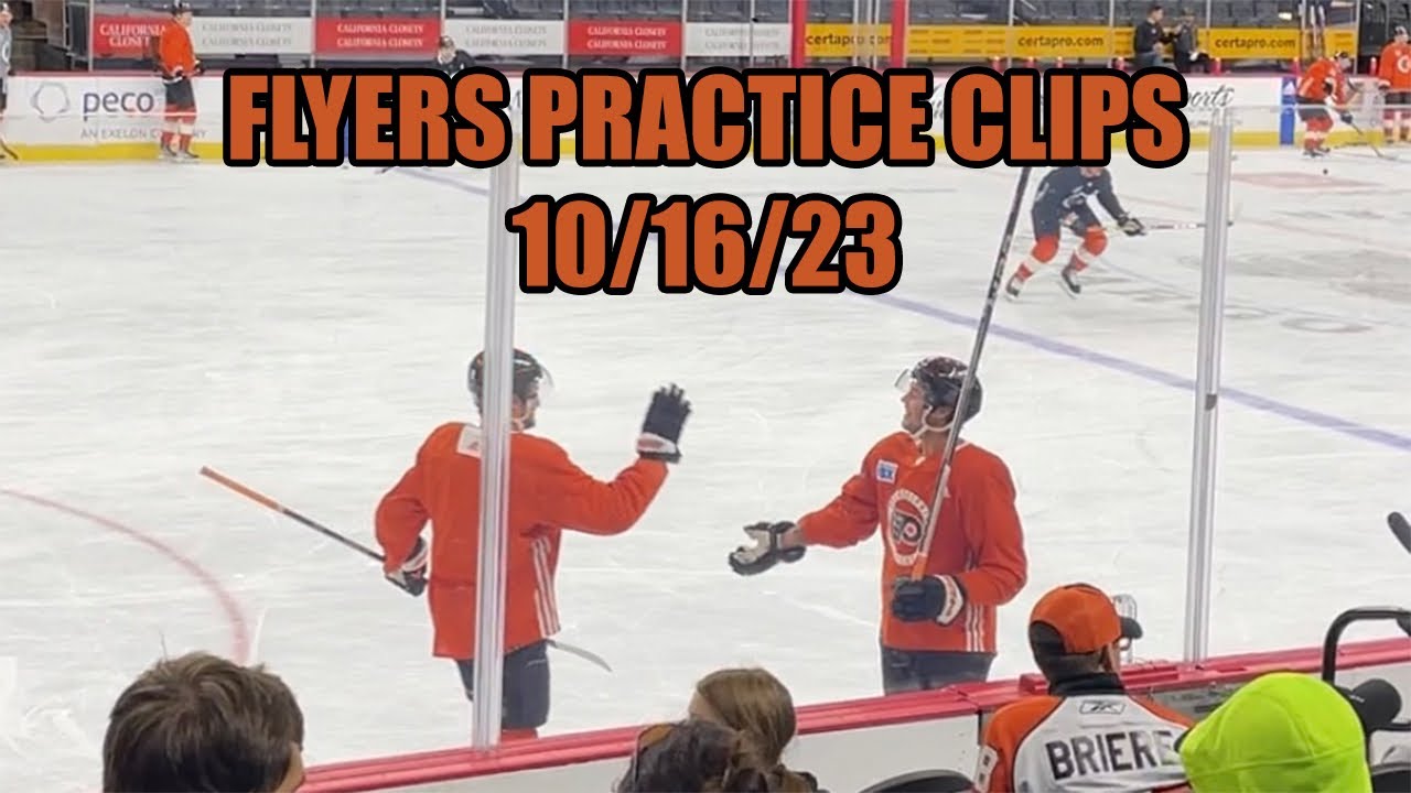 Philadelphia Flyers Practice Clips 10/16/23