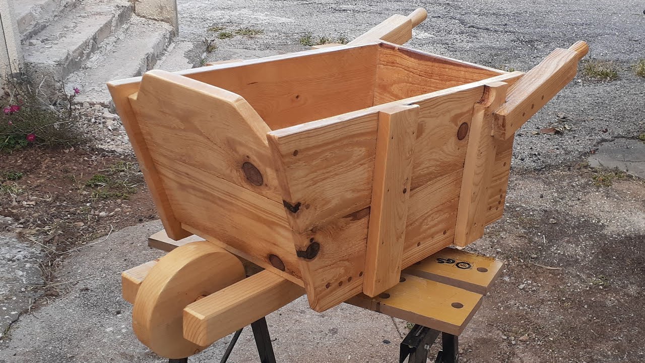DIY wheelbarrow planter