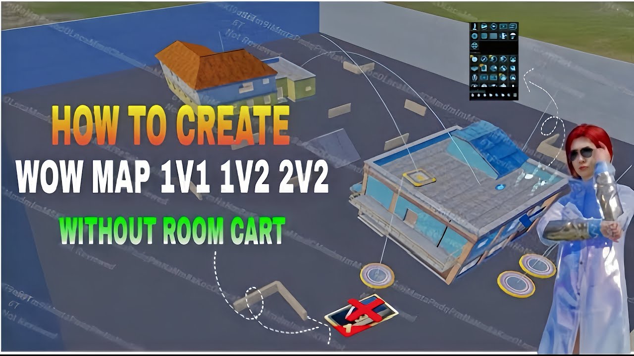 HOW TO CREATE 2v2 1v2 1v1 WOW MAP | WITHOUT ROOM CARD | WOW CREATION SETTINGS | EP2  | PUBG MOBILE