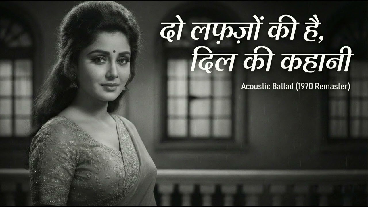 दो लफ़्ज़ों की है दिल की कहानी | Do Lafzon Ki Hai Dil Ki Kahani | Classic Retro Romantic Song