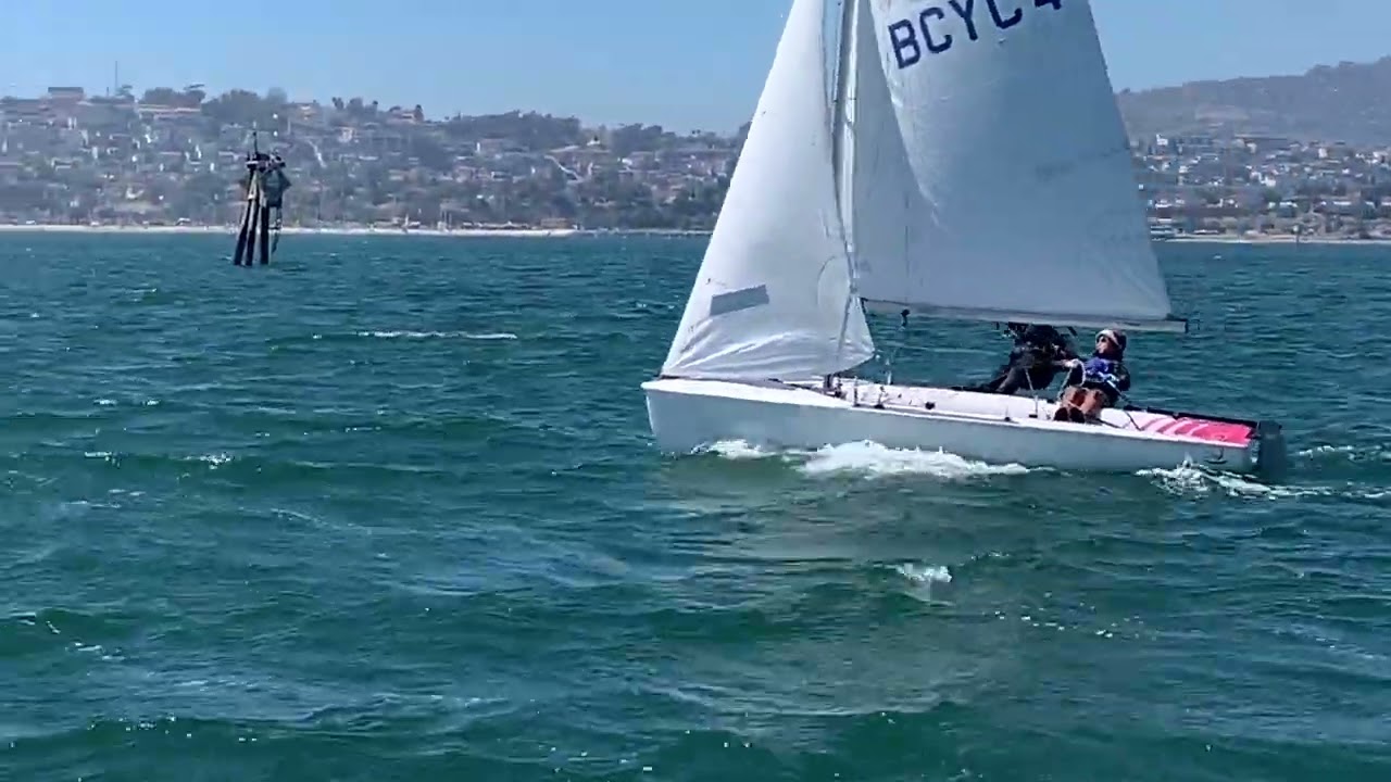 Perfect Wire-to-Wire Tack in a Club 420 | Smooth Crew Work & Boat Handling
