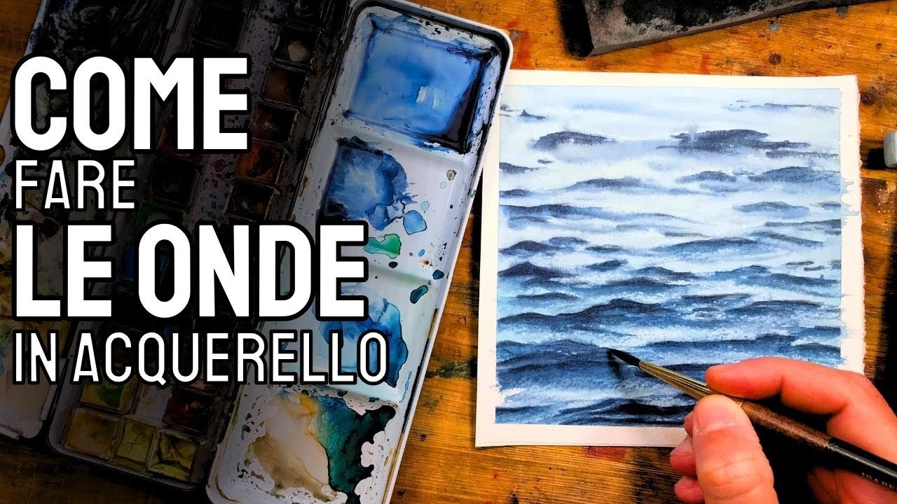 Onde in acquerello - una nuova tecnica
