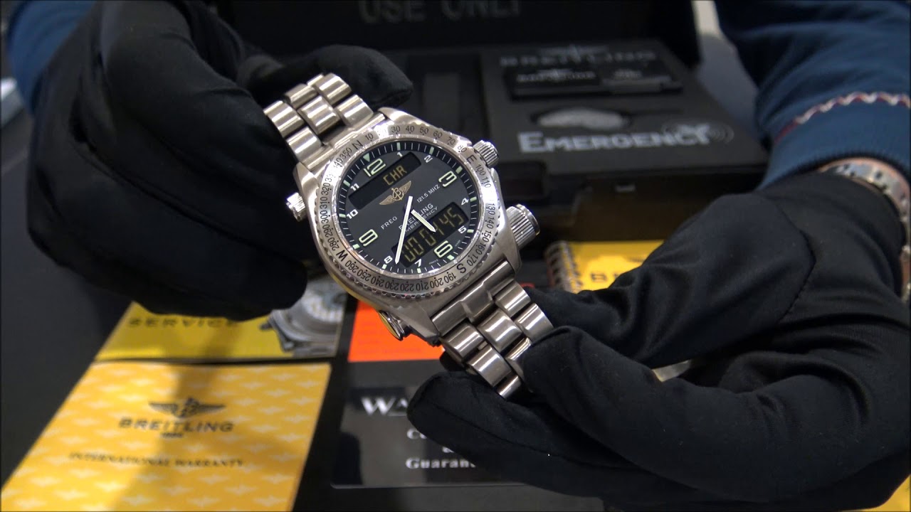 Breitling Emergency Titanium Black Dial | WatchesGMT