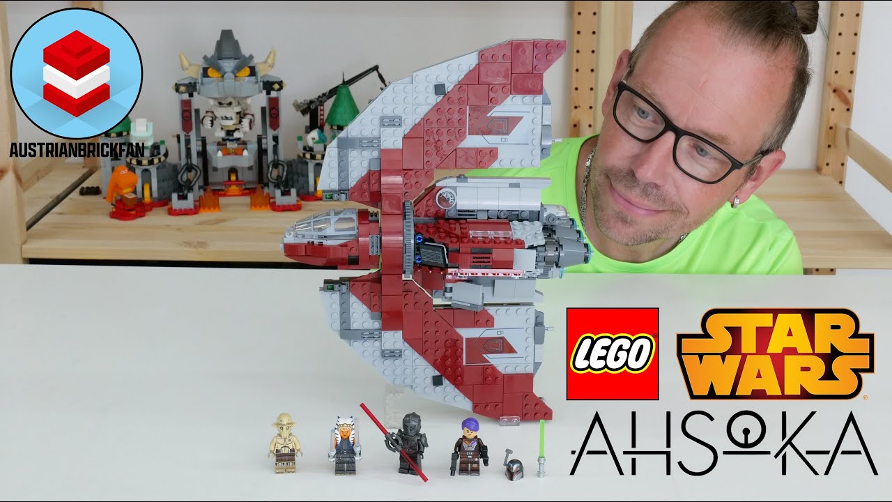 LEGO Star Wars 75362 Ahsoka Tano's T-6 Jedi Shuttle Speed Build Review