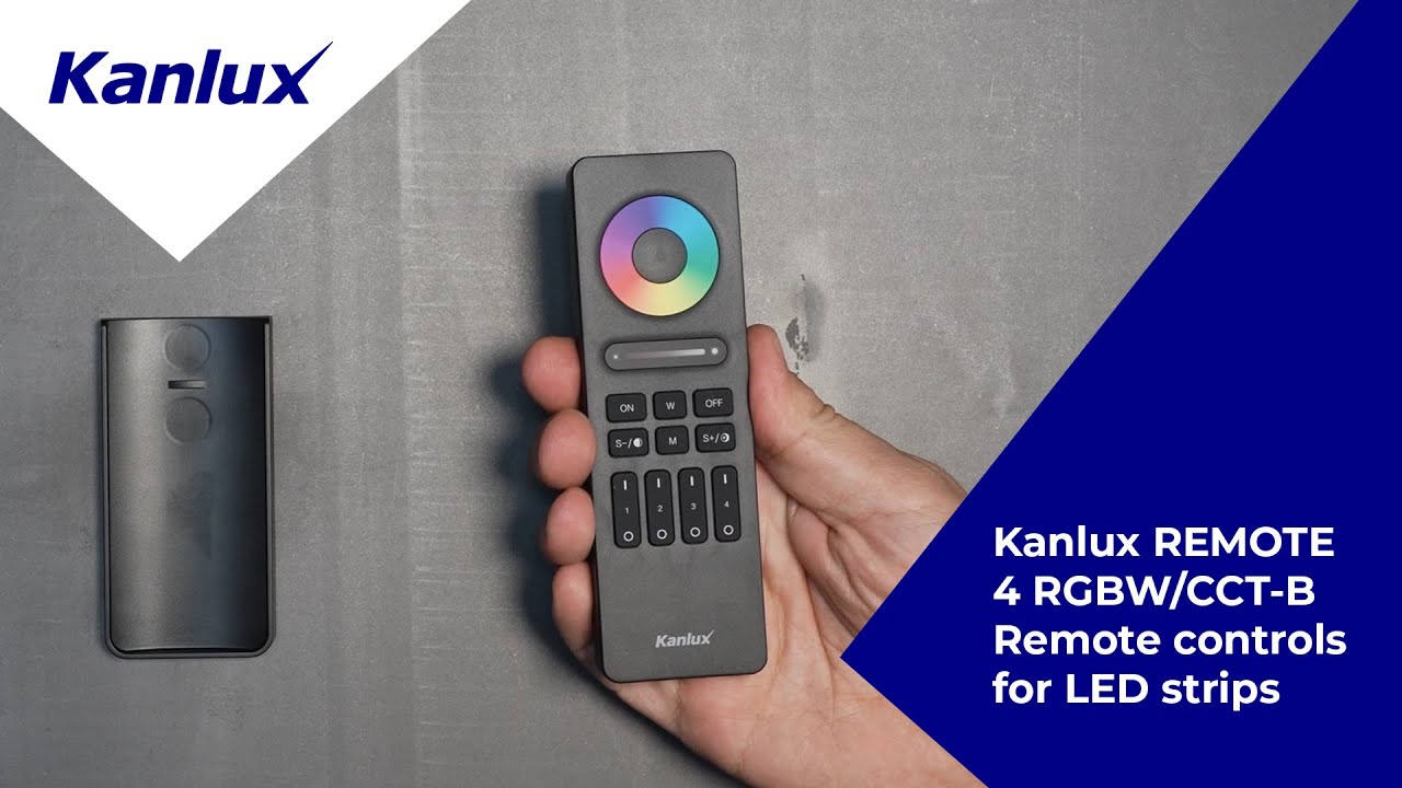 Control your LED strips the way you want! | Kanlux REMOTE 4 RGBW/CCT-B