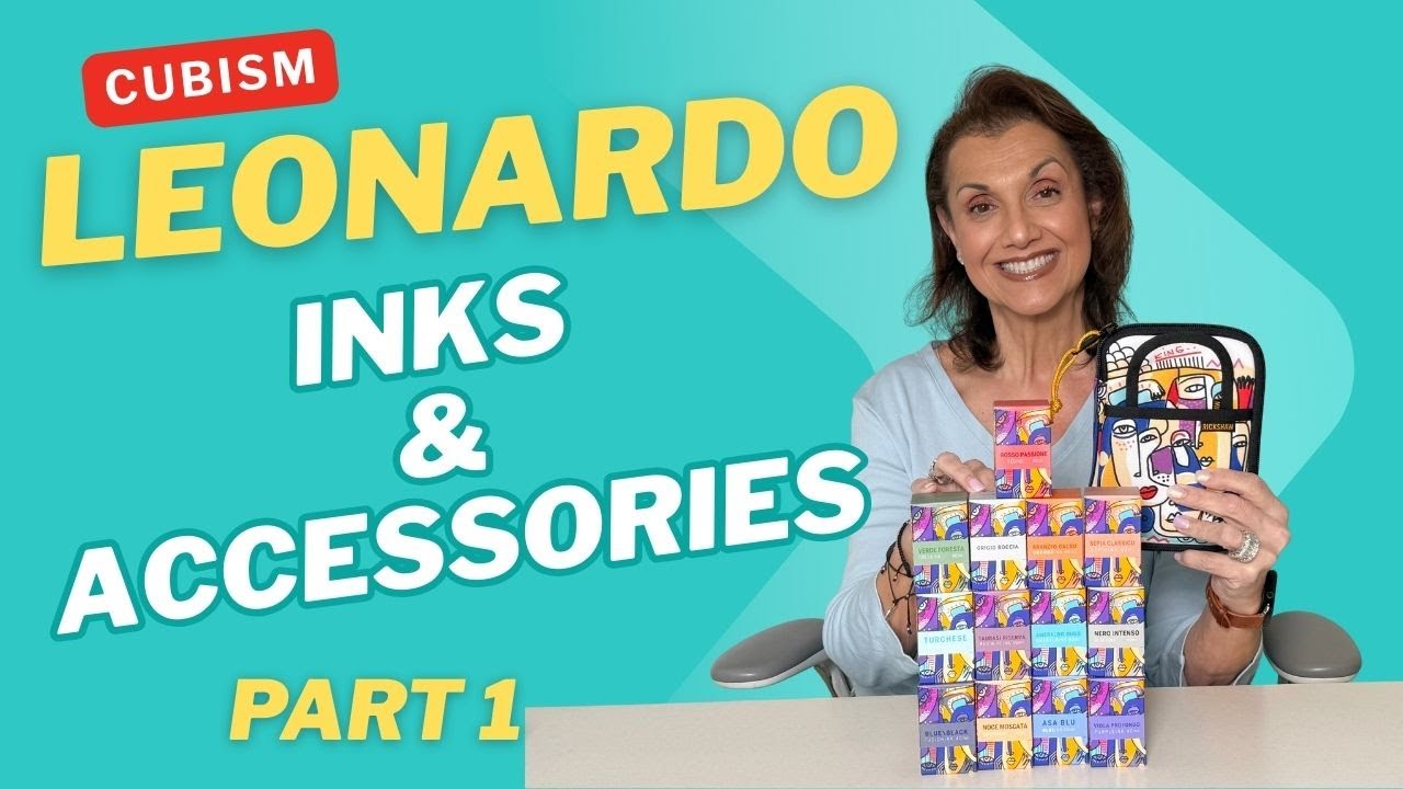 Leonardo Inks & Accessories It's all about Cubism #fountainpeninks #rickshaw