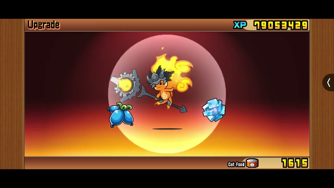 The Battle Cats - evolving Bora to Ultra Form: Bazifenix