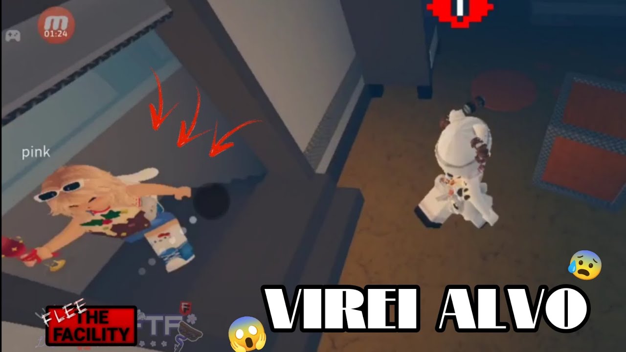 Jogando com uma pessoa muito acima do meu level 💀 (flee the facility)