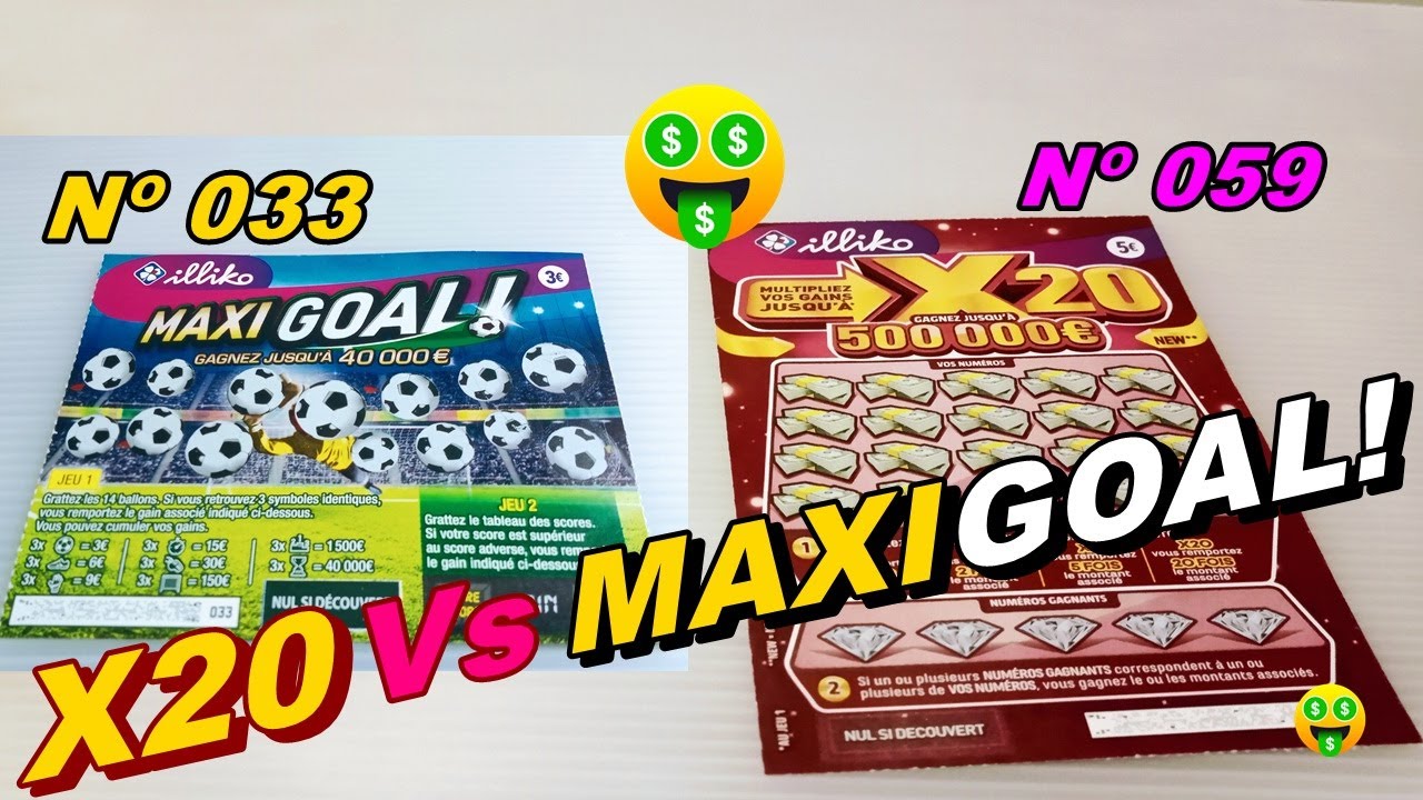 GRATTAGE FDJ🍀  👉  X20 💸💸 Vs  MAXI GOAL!⚽⚽👏