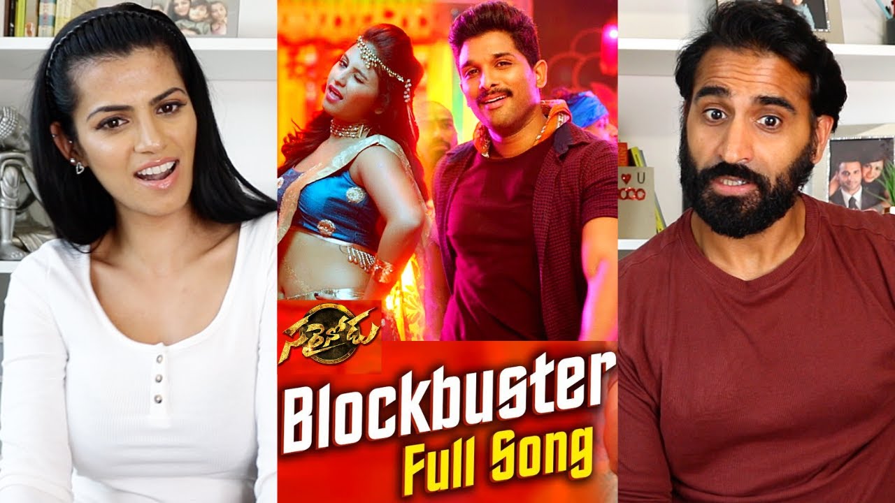 BLOCKBUSTER Full Video Song REACTION!!! | Sarrainodu | Allu Arjun | Rakul Preet |Telugu Songs