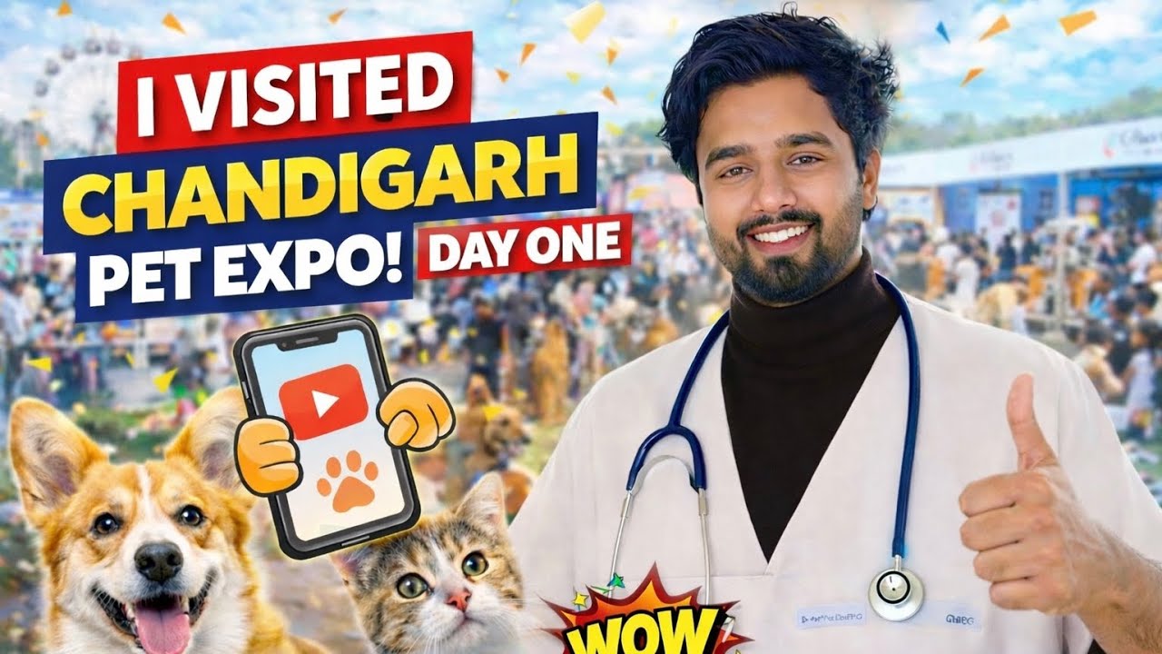 Chandigarh Pet Expo(Day-1) 2026 🐶🐱 | Biggest Pet Event in India? Exotic Pets & Crazy Crowd!