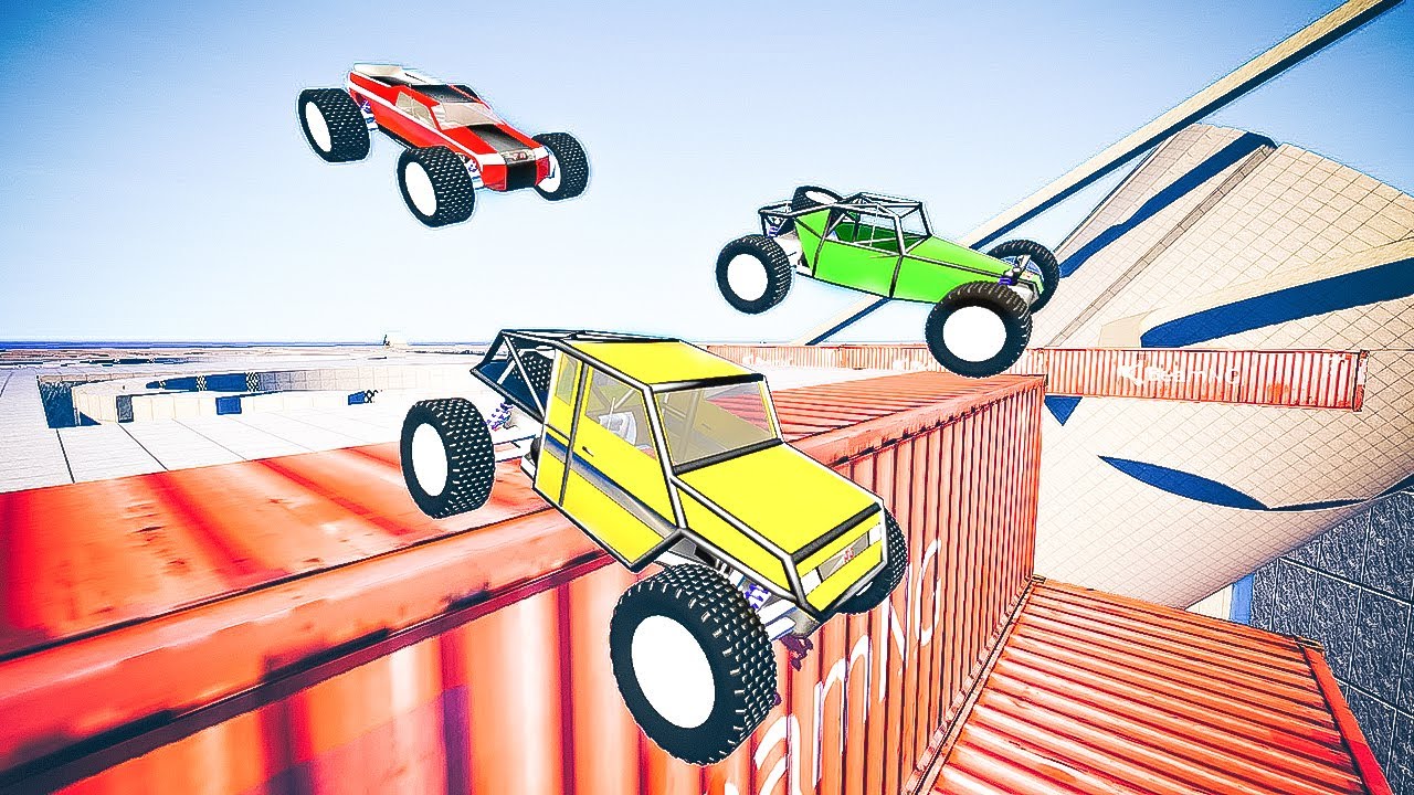RC Car Death Falls - Beamng drive | SpeedRolls
