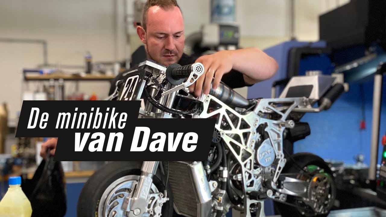 De minibike van Dave