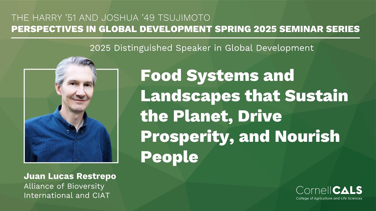 Food Systems and Landscapes that Sustain the Planet, Drive Prosperity, and Nourish People