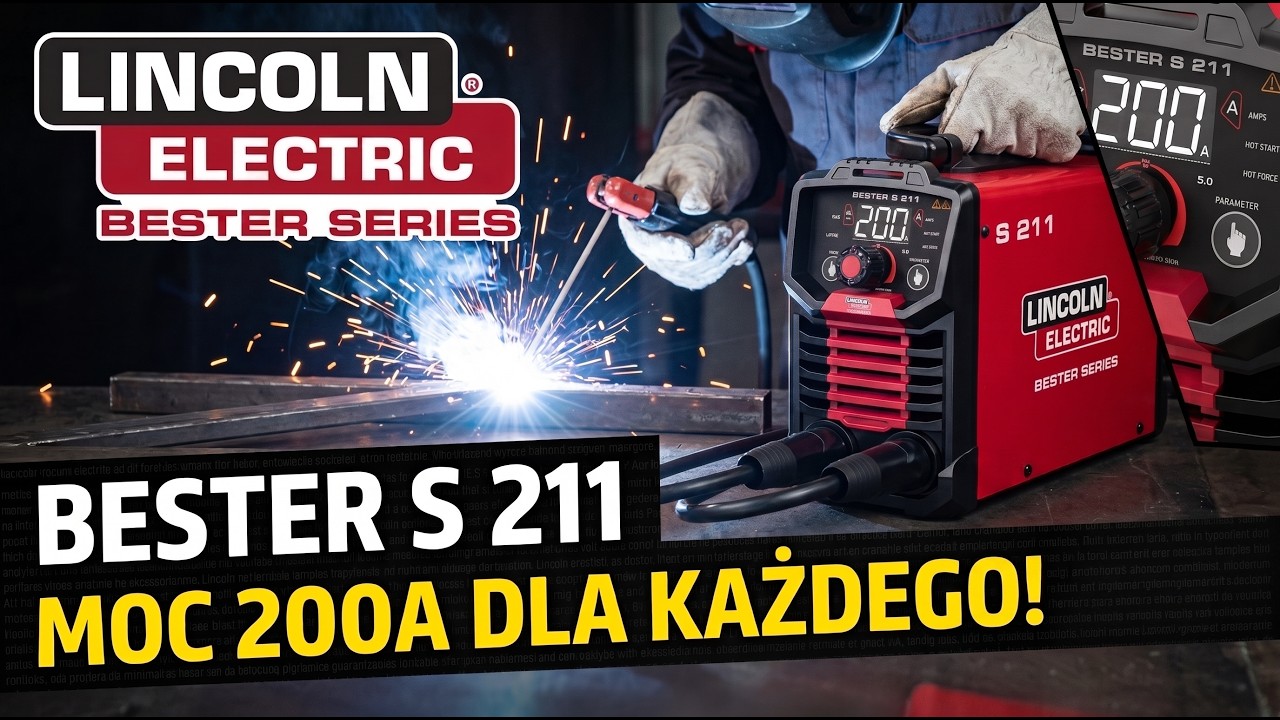 Spawarka inwertorowa elektrodowa MMA Lincoln Electric Bester S 211