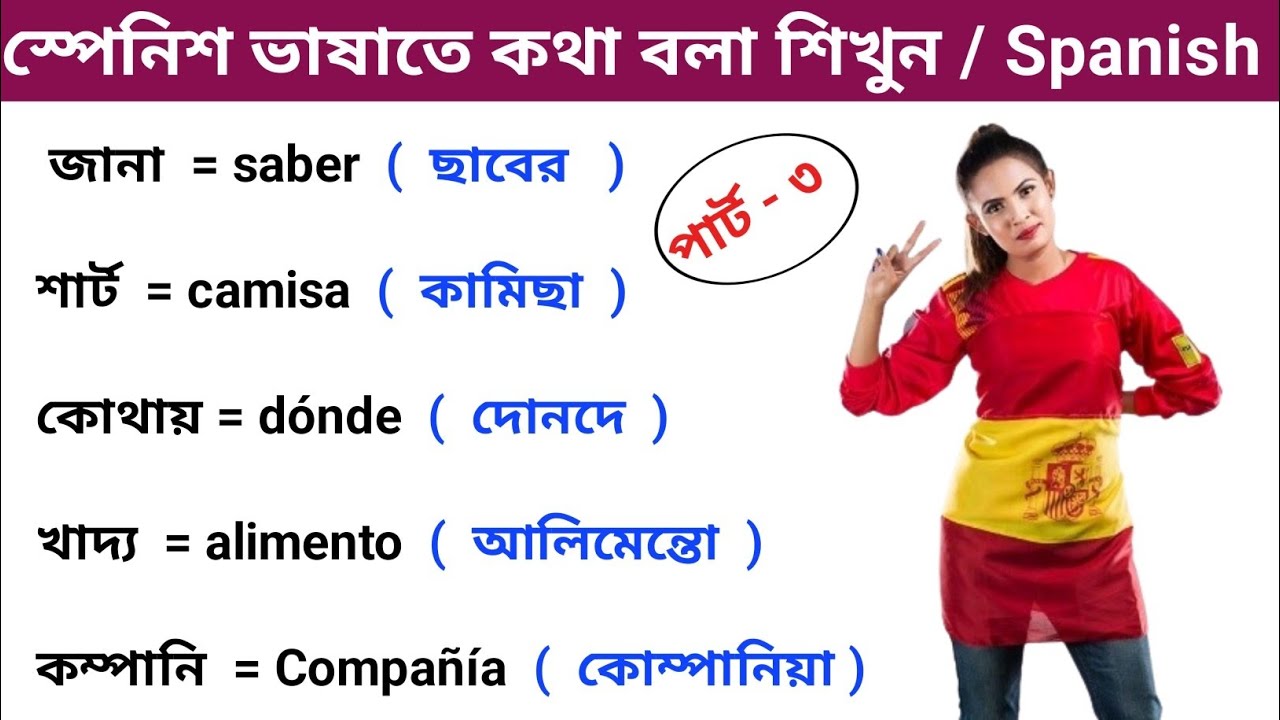 Spanish Language Learning Course 3. Learn to speak Spanish in an easy way. Spanish Language in Ba...