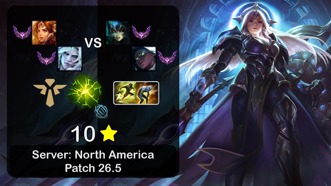 Leona Support + Viego vs Nami + Senna - NA Master - Patch 26.5