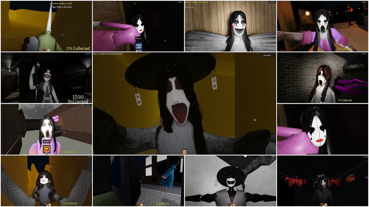 ALL SCARY MOMENTS AND JUMPSCARES / The Yard / Chapter 1 to 4 - Roblox