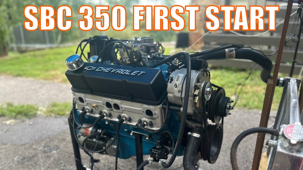 Первый запуск двигателя Small Block Chevy 350 — приработается или взорвется?