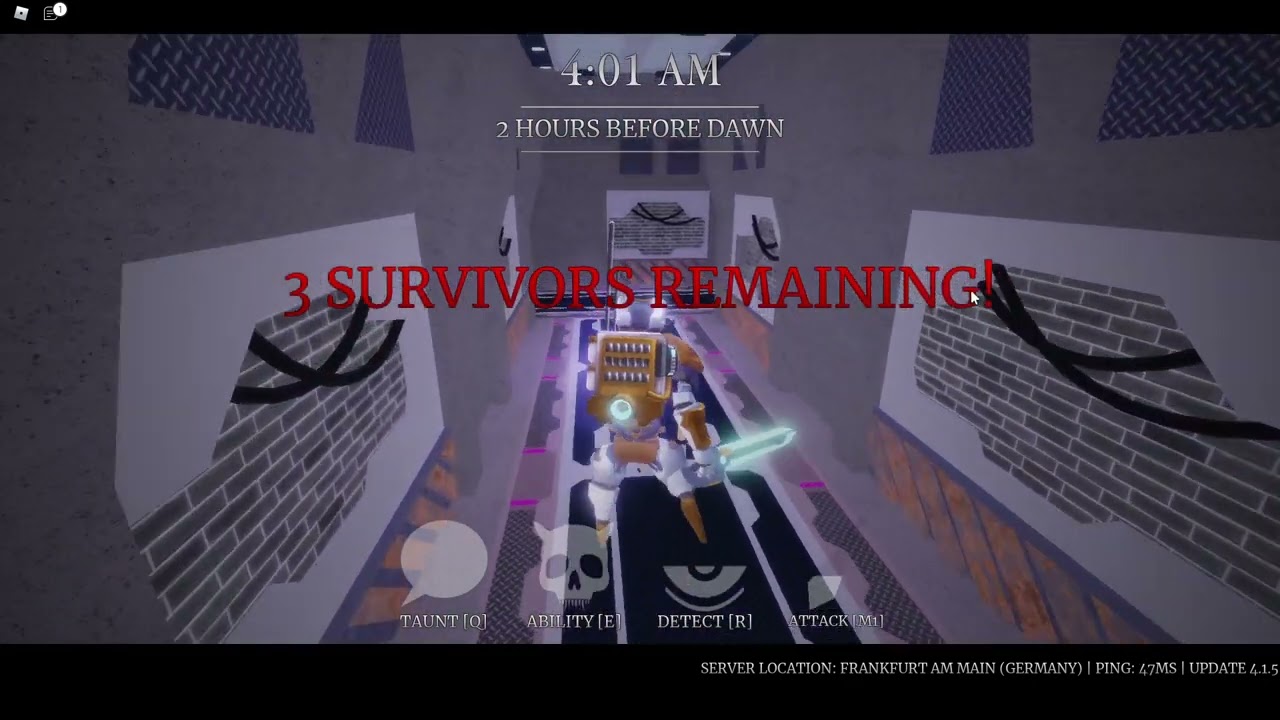 Survive The Night random A.I.L.A gameplay video (Area 51 map)