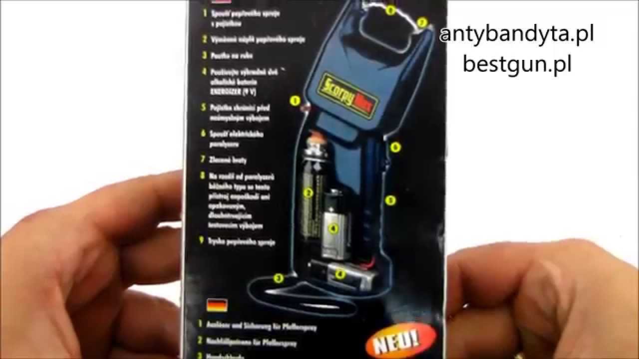 Paralizator elektryczny Scorpy MAX (Scorpion MAX) stun gun