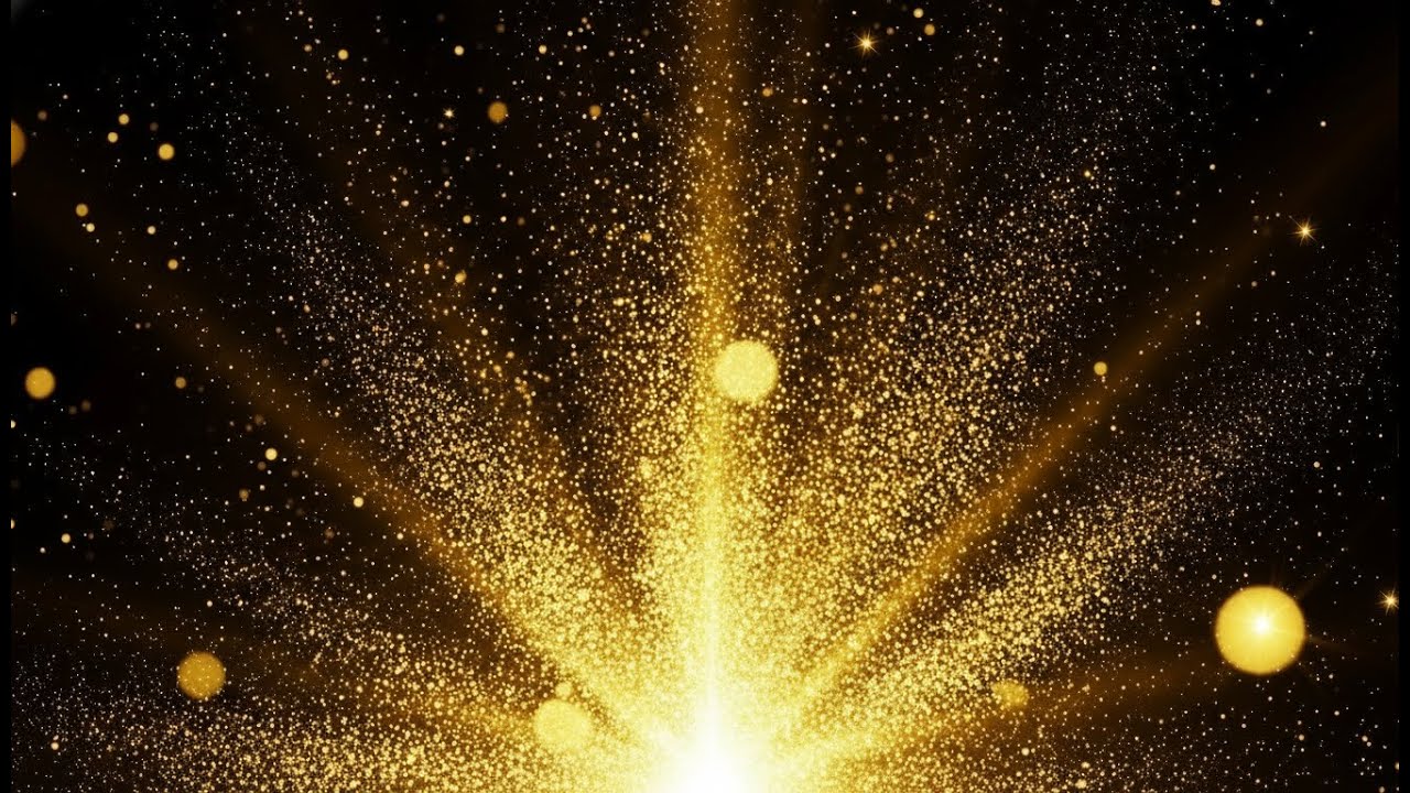 Golden Dust Animation Background video | Footage | Screensaver