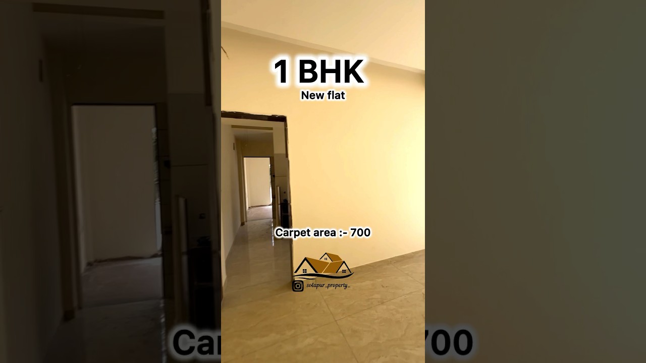 1BHK Flat Near Solapur-Pune Road Peth, SolapurCarpet A 700sqftCorporation water Bor