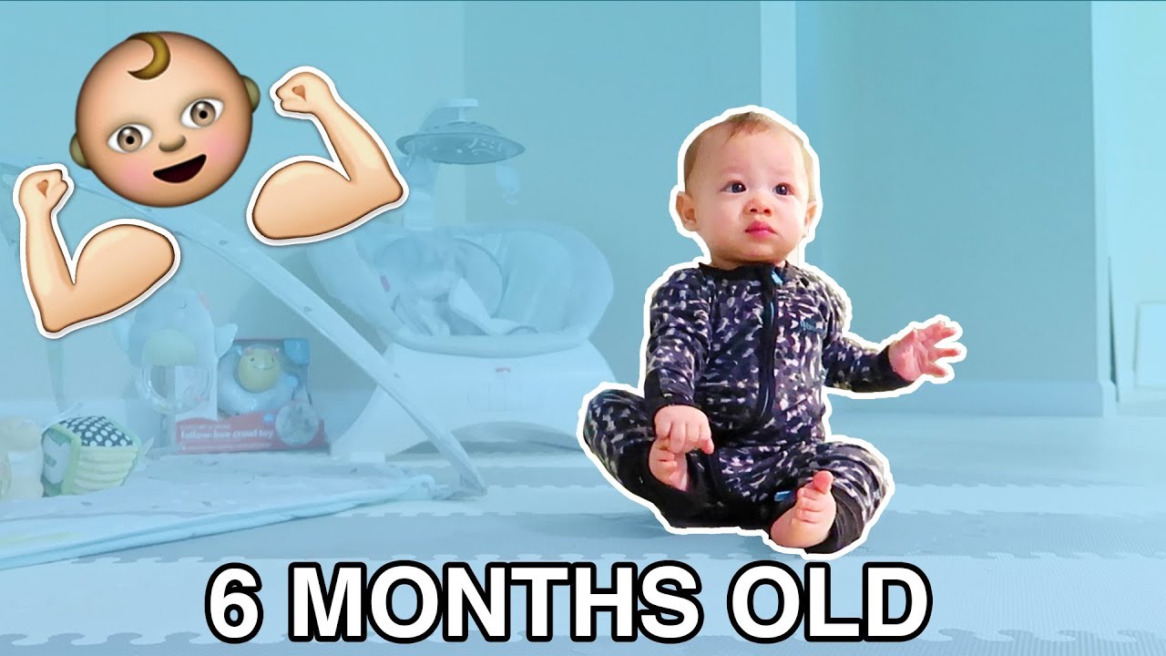 LANDON'S FIRST TIME SITTING UP ON HIS OWN!!!