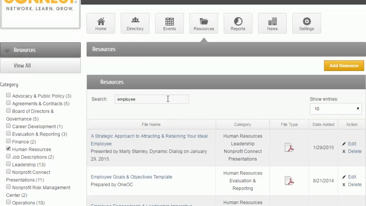 How to Access and Use ResourceLink