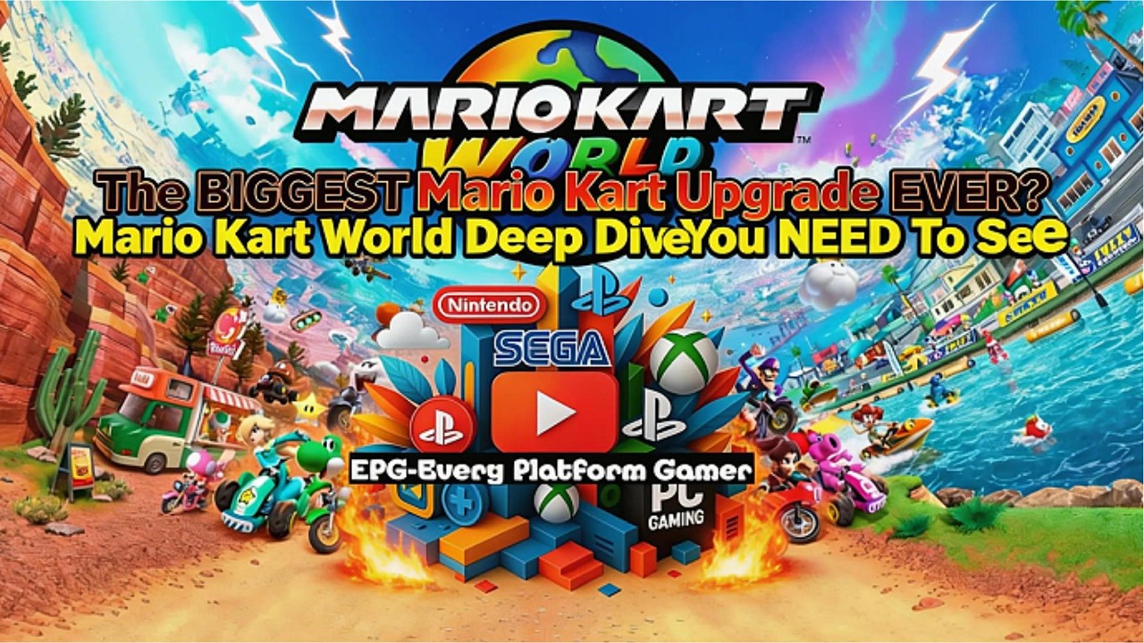 Mario Kart World - The Complete History Of the Mario Kart Franchise from SNES TO SWITCH 2-DEEP DIVE!