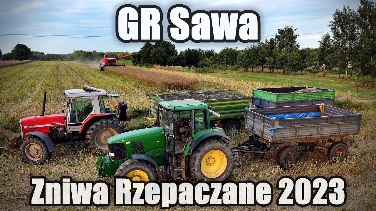 Żniwa Rzepaczane 2023 w GR Sawa | JD 6920 | MF 3635 | MF 7270 Beta
