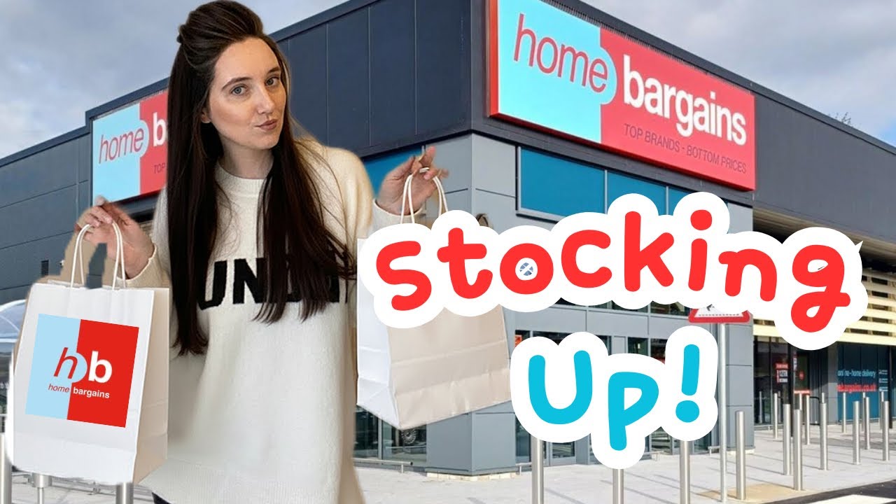 Homebargains Monthly stock up! Buying essentials 🛒