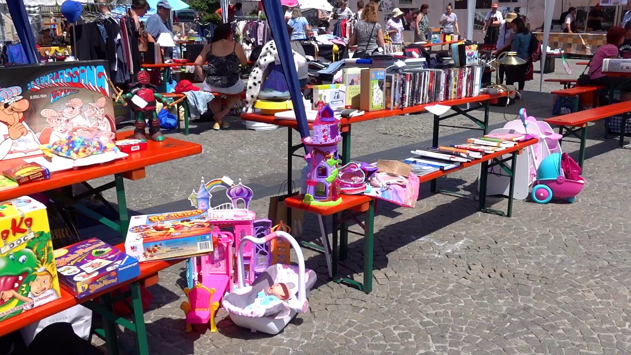 Flea market in Luxembourg