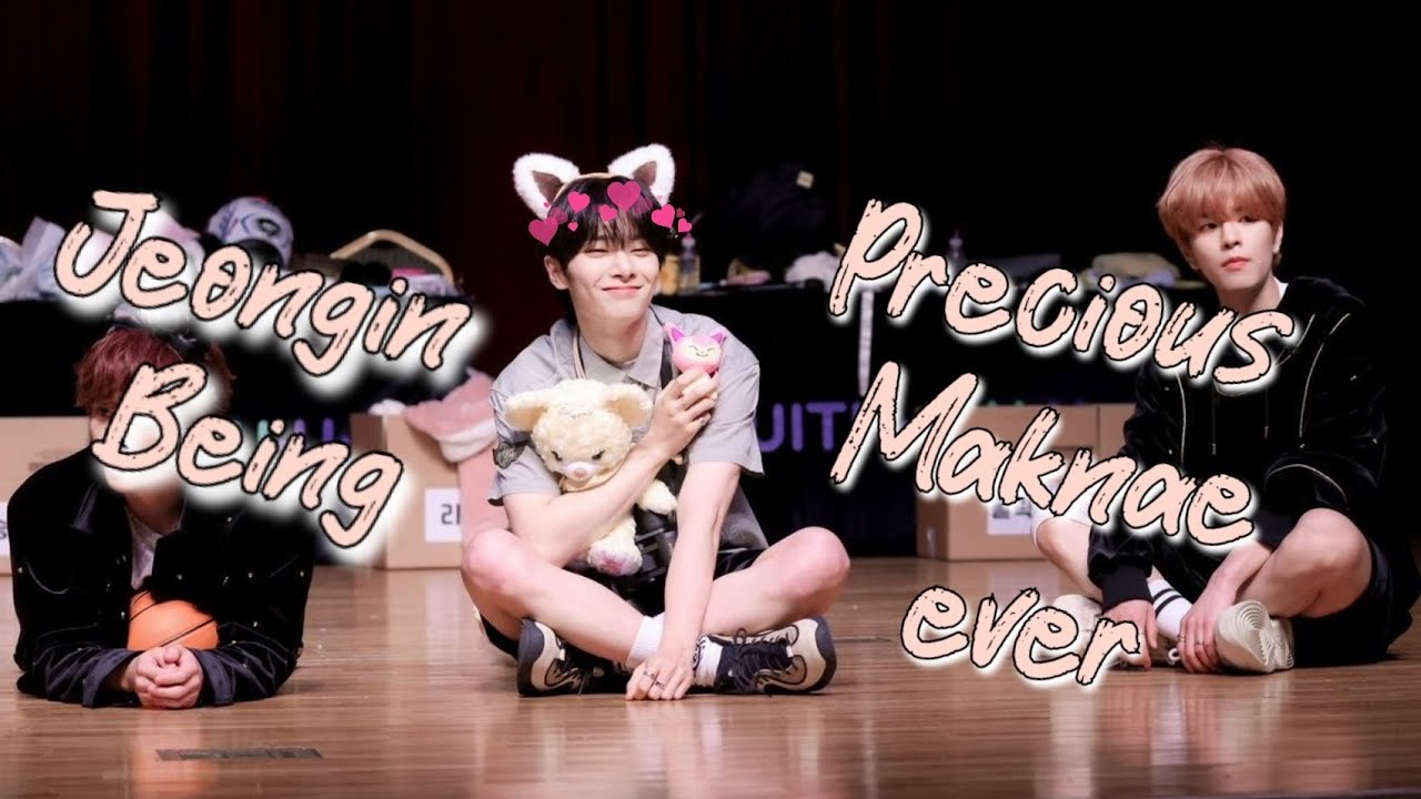 Straykids Jeongin Being Precious Maknae ever👼🖤