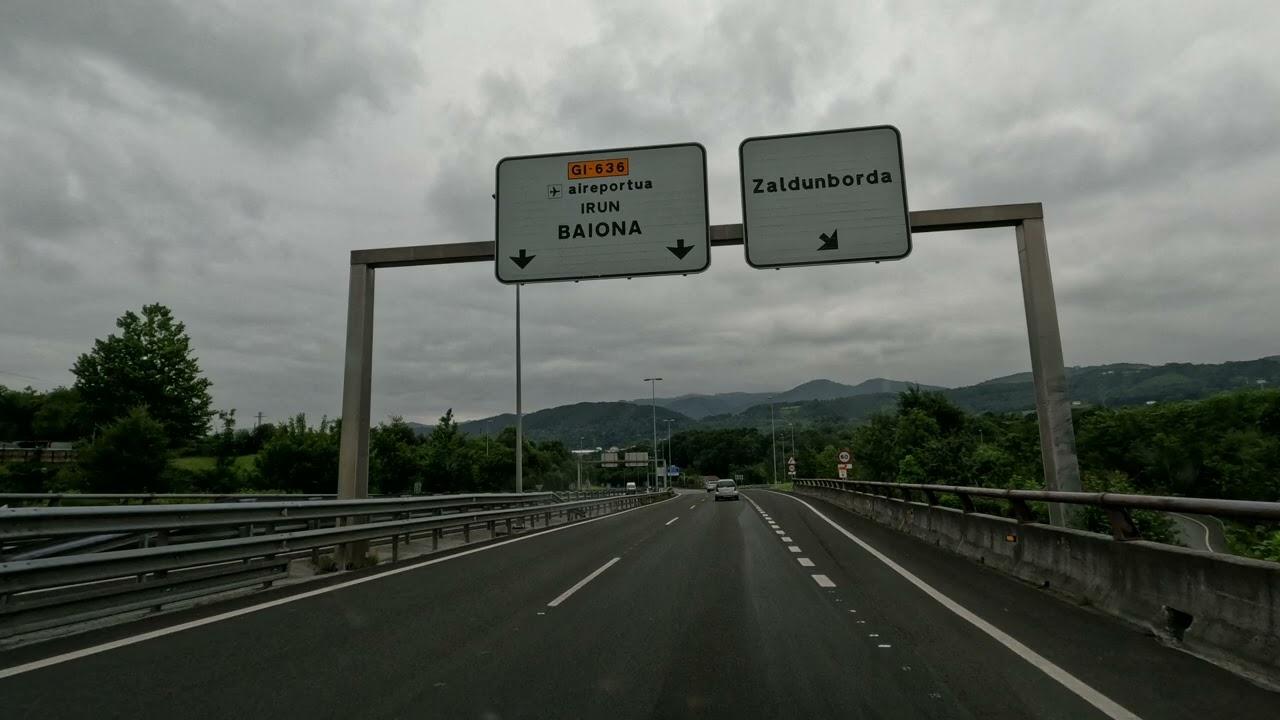 From Irun to Sant Joan Lohitzune. GI-636 and D-810.