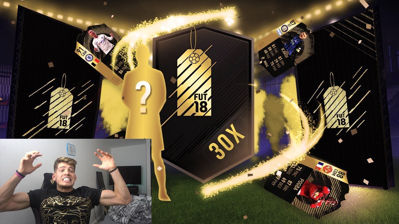 MY BEST PACK EVER!! 30 X GUARANTEED 81+ TOTW PACKS OMGGGG🔥🤑 (FIFA 18)