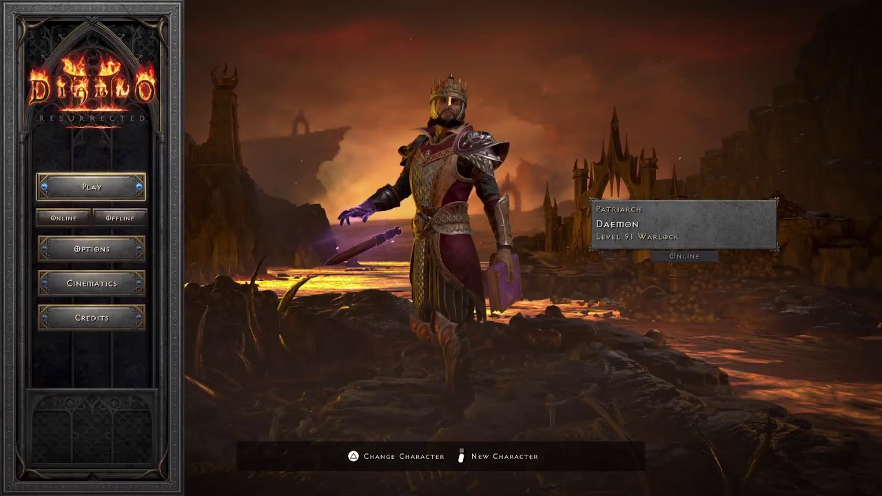 Diablo II Resurrected (PS5 Pro) Late Night