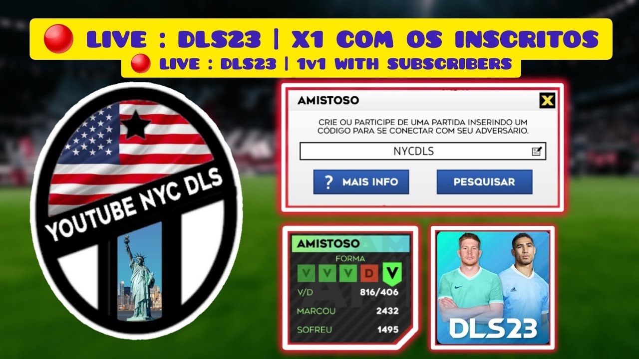 DLS23 : LIVE #2 | DREAM LEAGUE SOCCER 2023 | AO VIVO