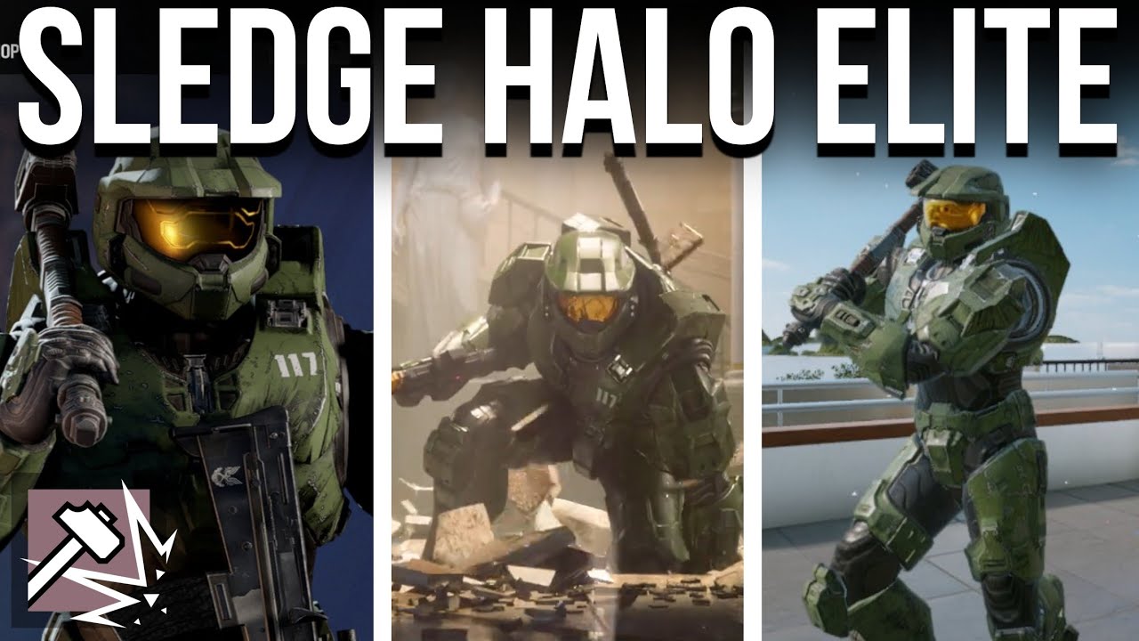Обзор элитного скина Мастера Чифа Следжа в игре &mdash; R6 x Halo