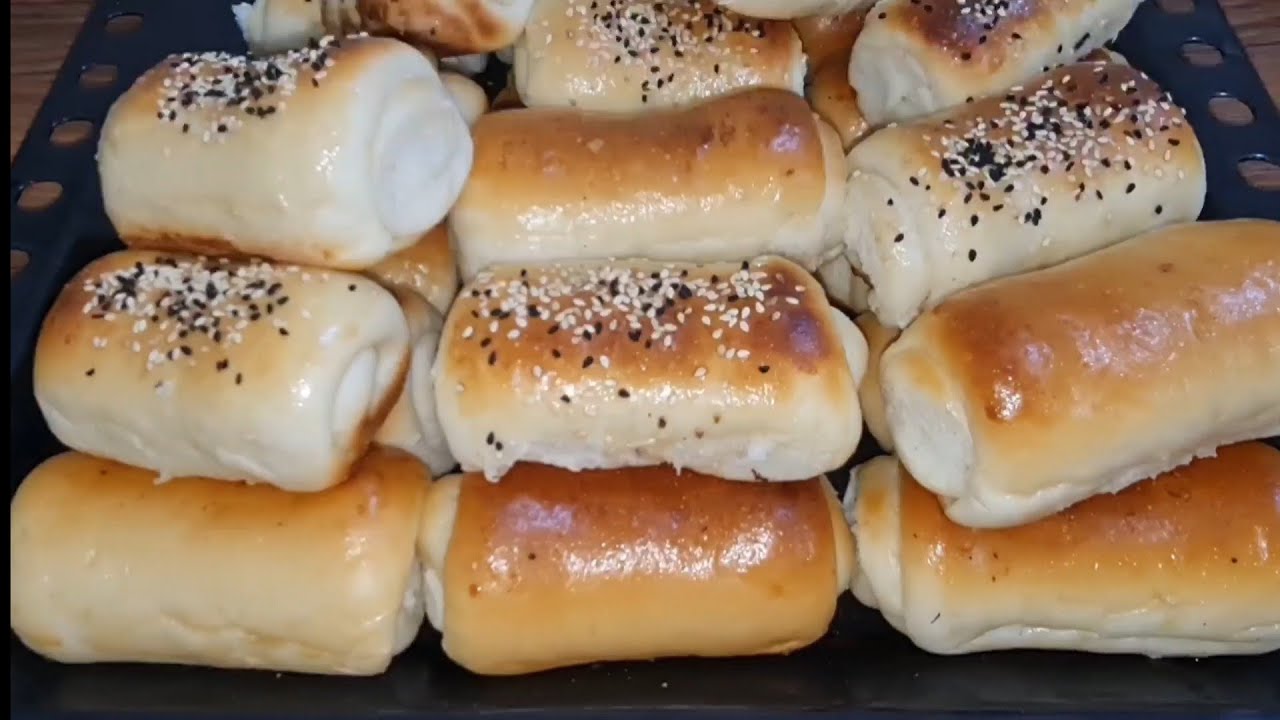 سندويشات المدارس المحشية باللحم بعجينة مثل القطن