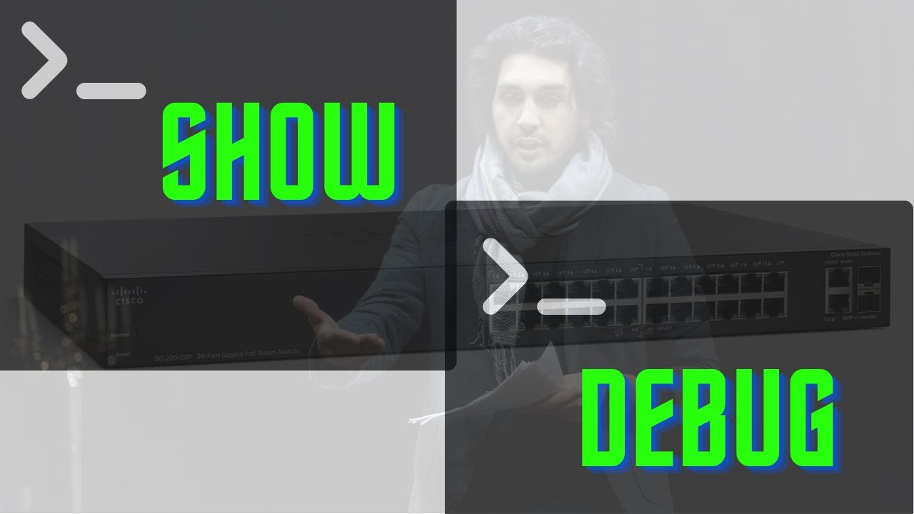 Comandos SHOW y comando DEBUG en un switch CISCO