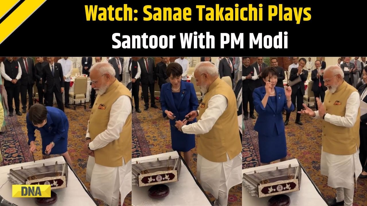 Sanae Takaichi India Visit: Japanese PM Tries Her Hand At Santoor During India Visit | PM Modi
