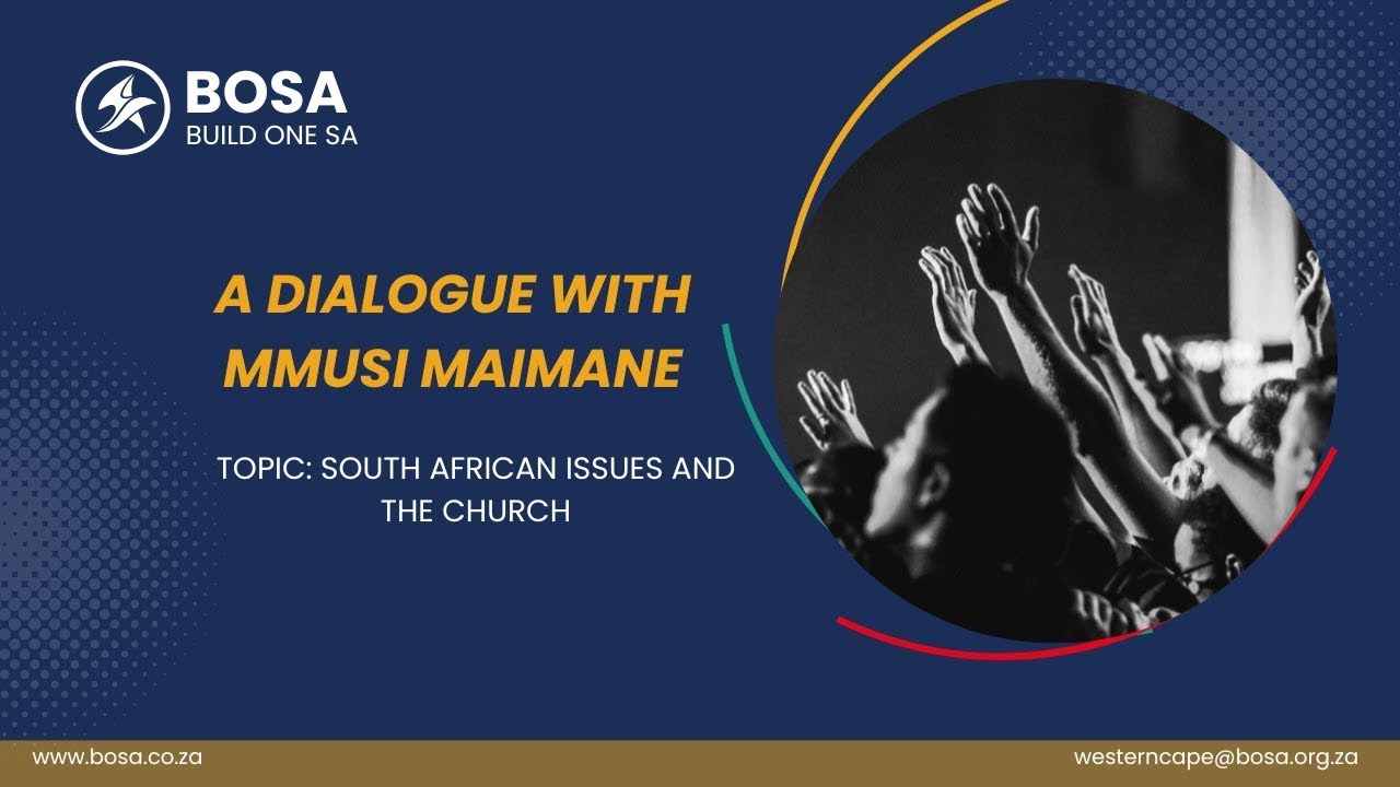 A Dialogue with Mmusi Maimane