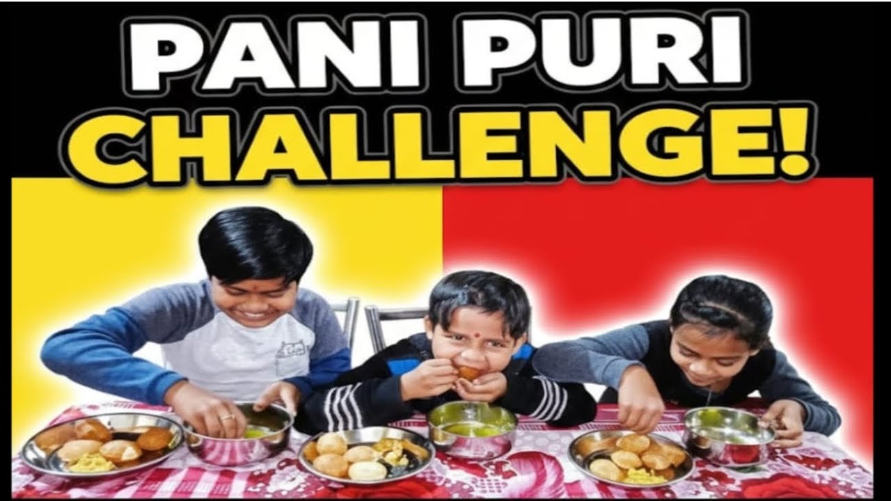 Pani Poori Challenge 🤑🥰 #panipurichallenge #tranding  #viralvideo 