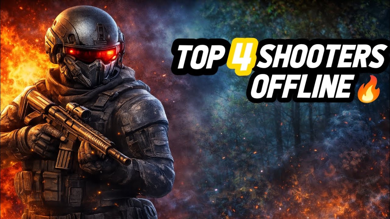 Top 4 Shooters OFFLINE para Android | Sin Internet 🔥